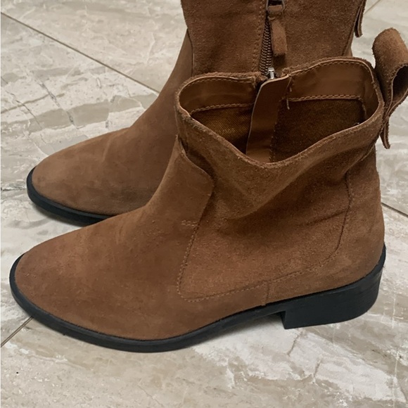 Zara Suede Ankle Boots - Picture 4 of 4